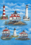 Delmarva Lighthouse Flag - Simple Pleasures ~ Bountiful Treasures