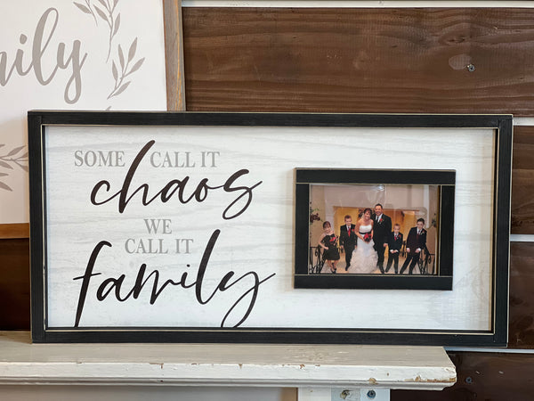 Farmhouse Picture Frame with Saying