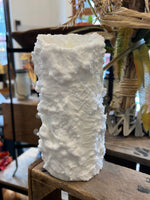 Textured White Candles