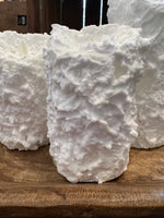 Textured White Candles