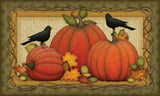 Pumpkin Patch Crow Flag or Mat - Simple Pleasures ~ Bountiful Treasures