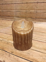 3x4 Moving Flame Prim Pillar - Simple Pleasures ~ Bountiful Treasures