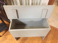 Gray Storage Bench - Simple Pleasures ~ Bountiful Treasures