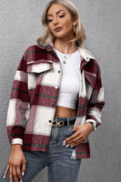 Plaid Shacket Style Shirt