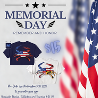 Memorial Day Shirt Special
