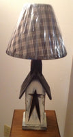 Mini House Lamp w Star cut-out - Simple Pleasures ~ Bountiful Treasures
