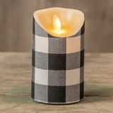 Moving Flame Timer Pillar Candle