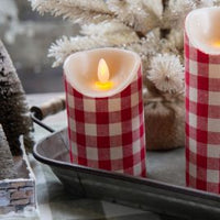 Moving Flame Timer Pillar Candle