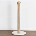 Marble Base Teak Paper towel Holder