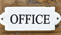 Enamel Sign