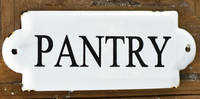 Enamel Sign