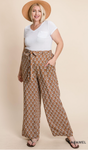 Boho Printed Wide Leg Pants