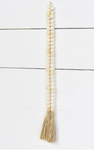 Washed Wood Bead Tassle