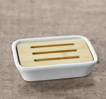 White Bamboo Soap Dish