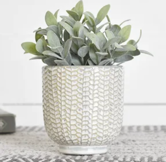 Chevron Patterned Planter