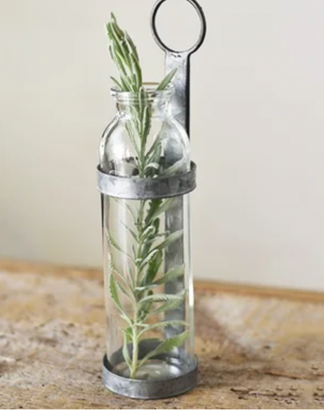 Simple Tin Wall Vase