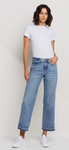 Mid Rise Straight with Released Hem in Vintage