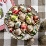 Striped Ornaments Set of 6