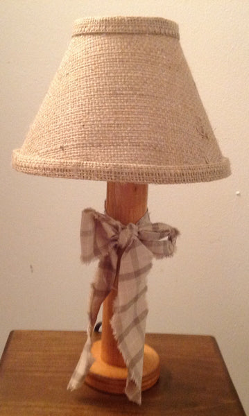 Bobbin Lamp w Shade - Simple Pleasures ~ Bountiful Treasures