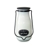 Milkhouse Candle Company Milkbottle Jar Apple Strudel