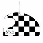 Black/White Checker Mini Wave Air Freshener