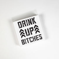 Twisted Wares - Drink Up Bitches NAPKINS - Simple Pleasures ~ Bountiful Treasures