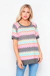 Fun Chevron Short Sleeve