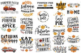 Pizza and a Project Framed Fall Halloween Signs - Simple Pleasures ~ Bountiful Treasures