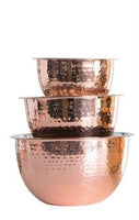 Stainless Steel Copper Bowl - Simple Pleasures ~ Bountiful Treasures