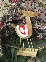 Wooden Reindeer Figure - Simple Pleasures ~ Bountiful Treasures