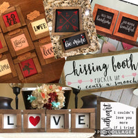 Pizza and a Project Framed Love & Valentines Farmhouse Sign - Simple Pleasures ~ Bountiful Treasures