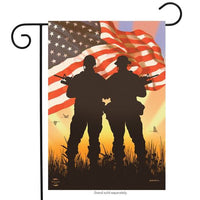 American Hero Garden Flag - Simple Pleasures ~ Bountiful Treasures