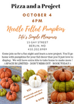 Pizza and a Project Needle Felted Pumpkins - Simple Pleasures ~ Bountiful Treasures
