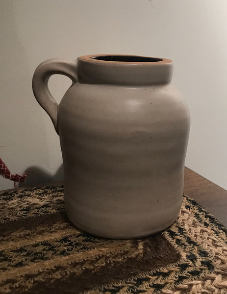 Crock with handle - Simple Pleasures ~ Bountiful Treasures