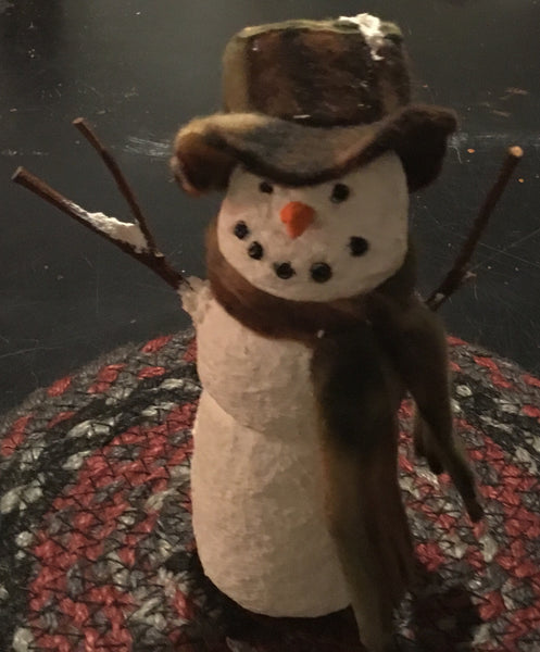 Snowman paper Mache - Simple Pleasures ~ Bountiful Treasures