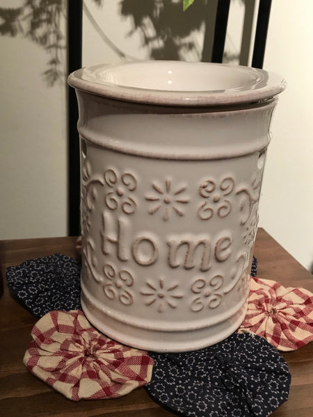 Cream Home Electric Warmer - Simple Pleasures ~ Bountiful Treasures