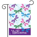 Welcome Dragonflies Flag