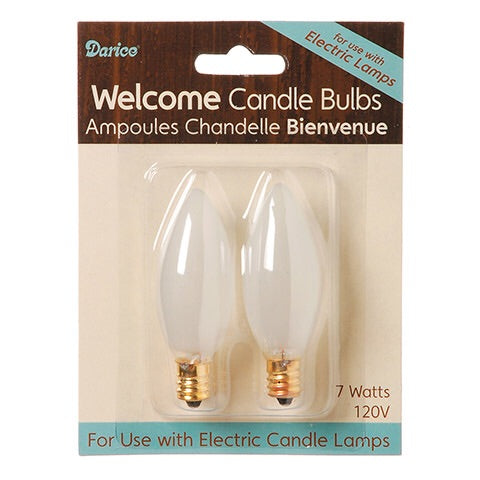 Frosted Welcome Bulb 7W - Simple Pleasures ~ Bountiful Treasures