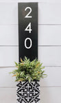 Pizza and a Project Address Planter - Simple Pleasures ~ Bountiful Treasures