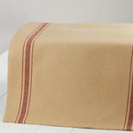 Runner Grain Sack Stripe Barn Red - Simple Pleasures ~ Bountiful Treasures