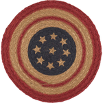 Liberty Stars  Flag Jute Mats - Simple Pleasures ~ Bountiful Treasures