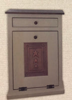Punched Tin Wooden Trash Can - Simple Pleasures ~ Bountiful Treasures