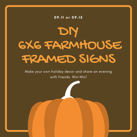 Pizza and a Project Framed Fall Halloween Signs - Simple Pleasures ~ Bountiful Treasures