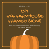 Pizza and a Project Framed Fall Halloween Signs - Simple Pleasures ~ Bountiful Treasures