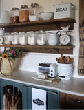 Enamelware Breadbox - Simple Pleasures ~ Bountiful Treasures