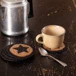 Farmhouse Star Braided Coaster - Simple Pleasures ~ Bountiful Treasures