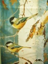 Winter Chickadee with Birch Branch - Simple Pleasures ~ Bountiful Treasures