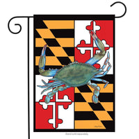 Maryland Flag with Blue Crab - Simple Pleasures ~ Bountiful Treasures