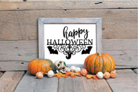 Pizza and a Project Framed Fall Halloween Signs - Simple Pleasures ~ Bountiful Treasures