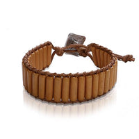 Koko and Lola - Handmade Leather Weave Bracelet - Simple Pleasures ~ Bountiful Treasures